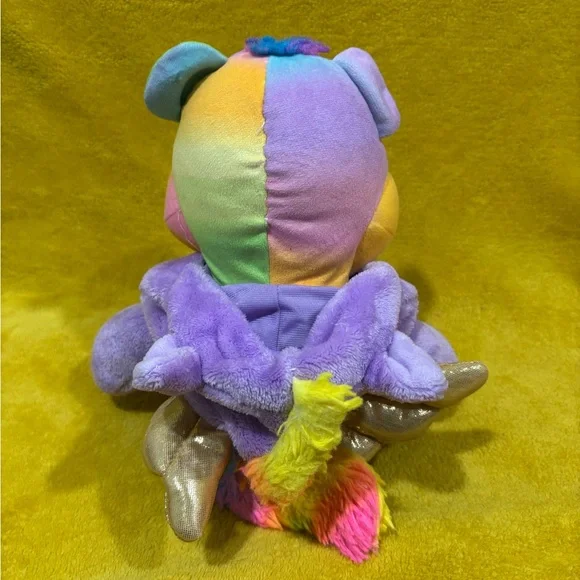 Care Bears Plush with Purple and Rainbow Heart - Picture 3 of 6